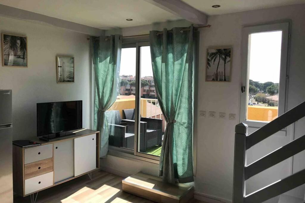 Résidence Port Soleil Duplex T3 46 m2 climatisé Gruissan Esterno foto