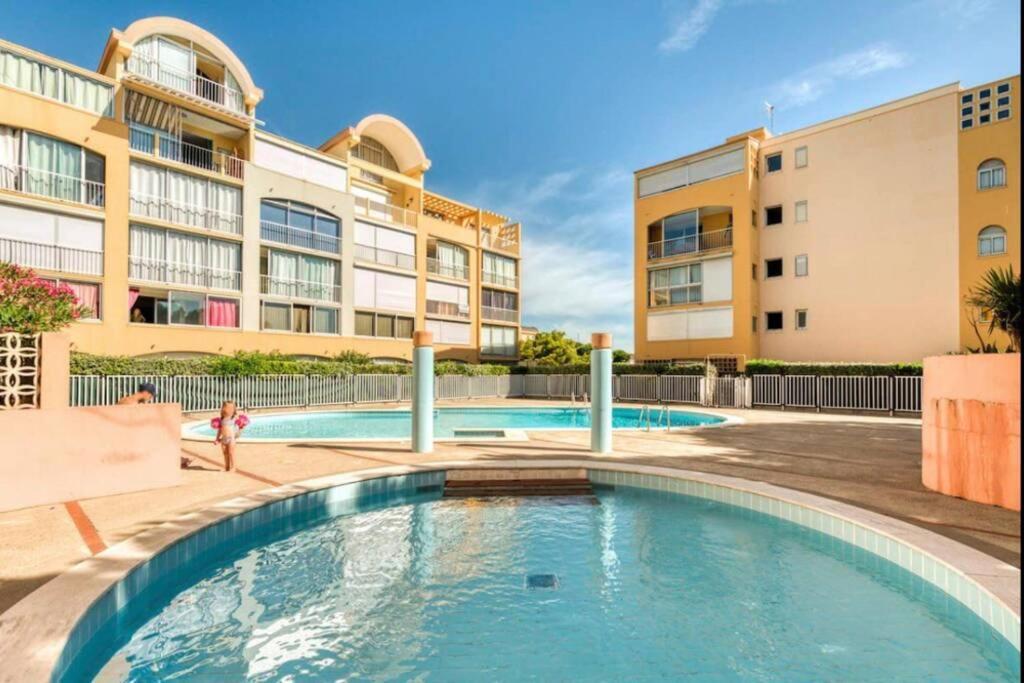 Résidence Port Soleil Duplex T3 46 m2 climatisé Gruissan Esterno foto
